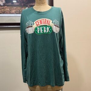 Friends Central Perk Green Long Sleeve Shirt